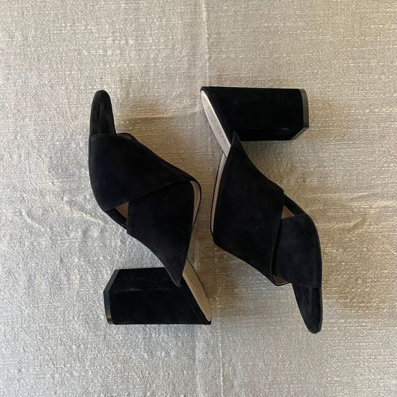 Cole Haan Shoes - Cole Haan | Gabby Sandals Women's Size 9.5 B Black Suede Open Toe Casual Pump